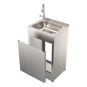 Eco Portable Wash-Ware Stainless Steel Portable Sink w/ Water Heater